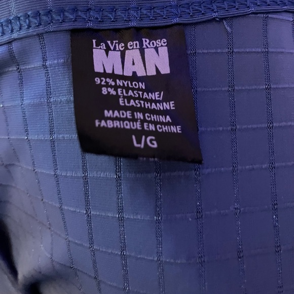 Mens blue short sleeve patterned tee size L - Picture 4 of 4